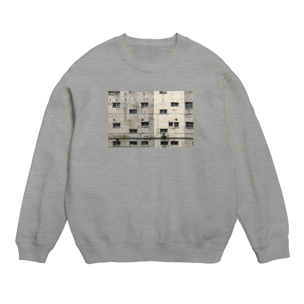 野鳥洋品店のとあるビル Crew Neck Sweatshirt