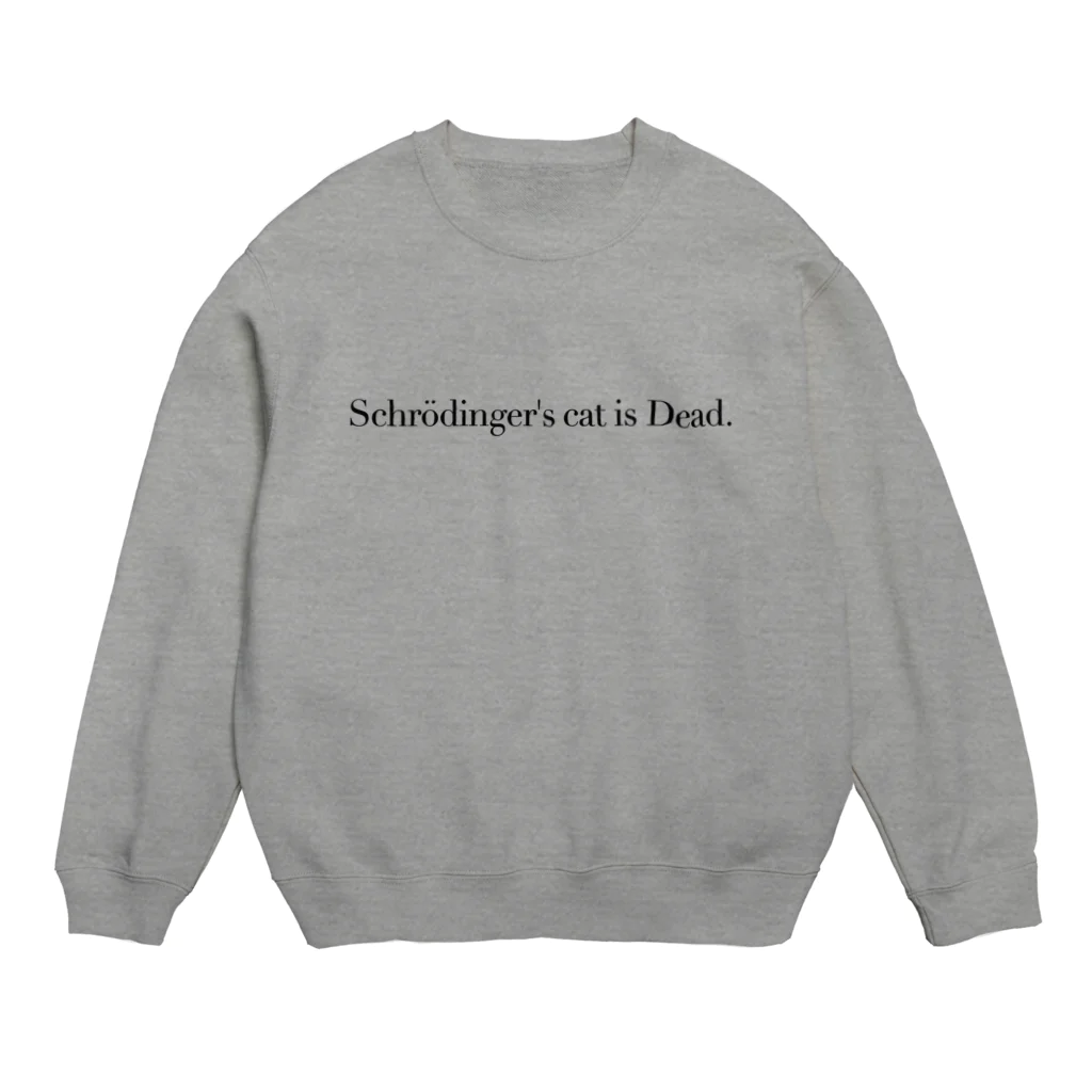Desktop Labのシュレーディンガーの猫 Crew Neck Sweatshirt