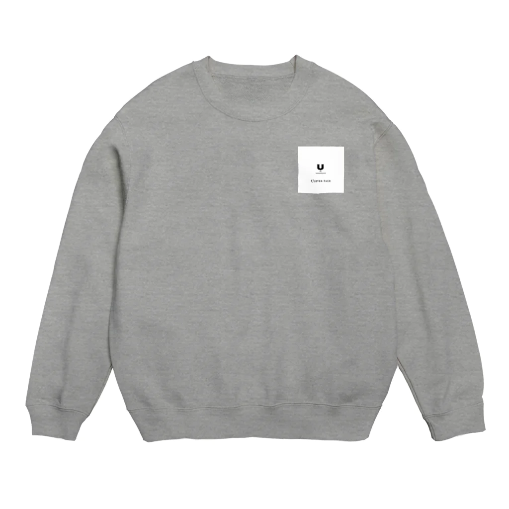 Univer FACEのUniver FACE スウェット　Gray Crew Neck Sweatshirt