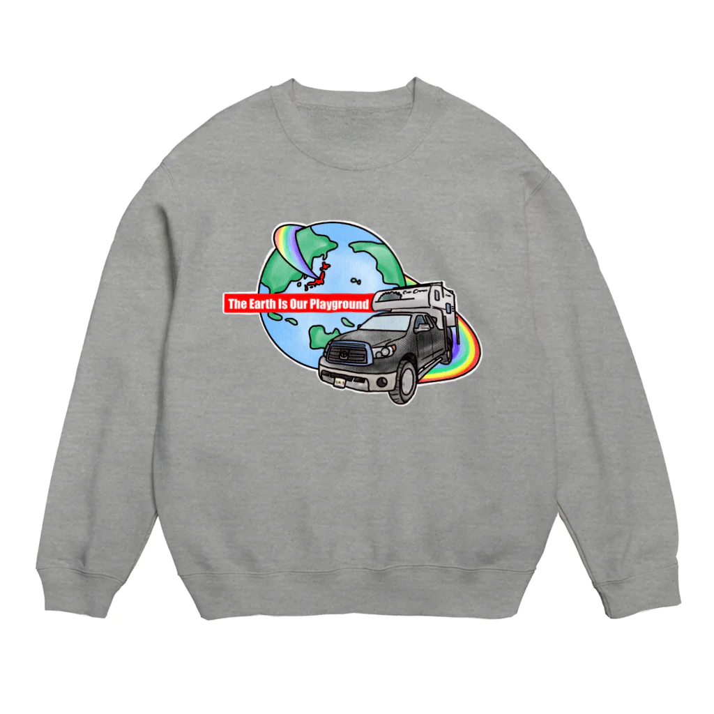 🌎地球が遊び場🌏のThe Earth Is Our Playground Crew Neck Sweatshirt