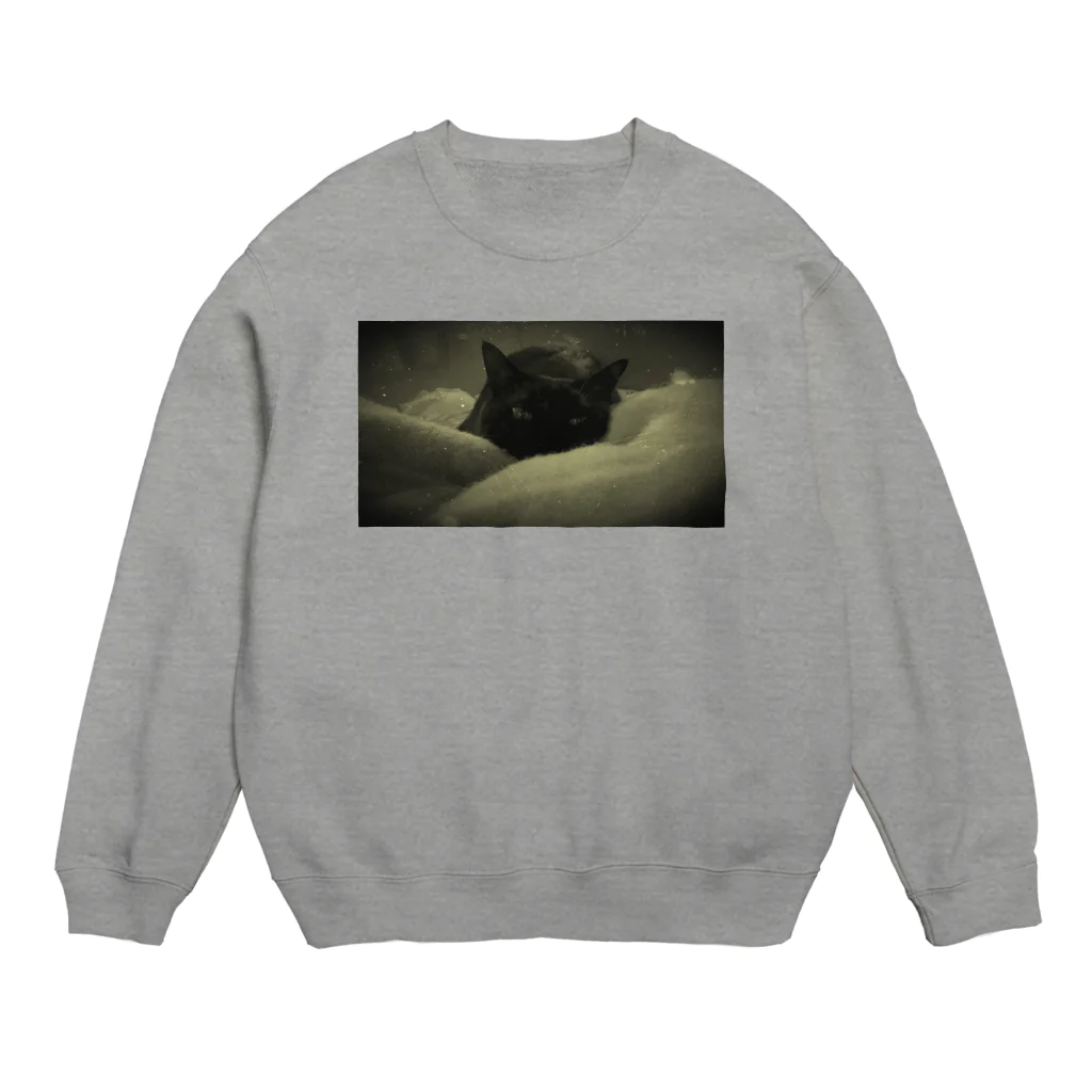 ChatNoir2012のマドロムクロネコ(ФωФ) Crew Neck Sweatshirt