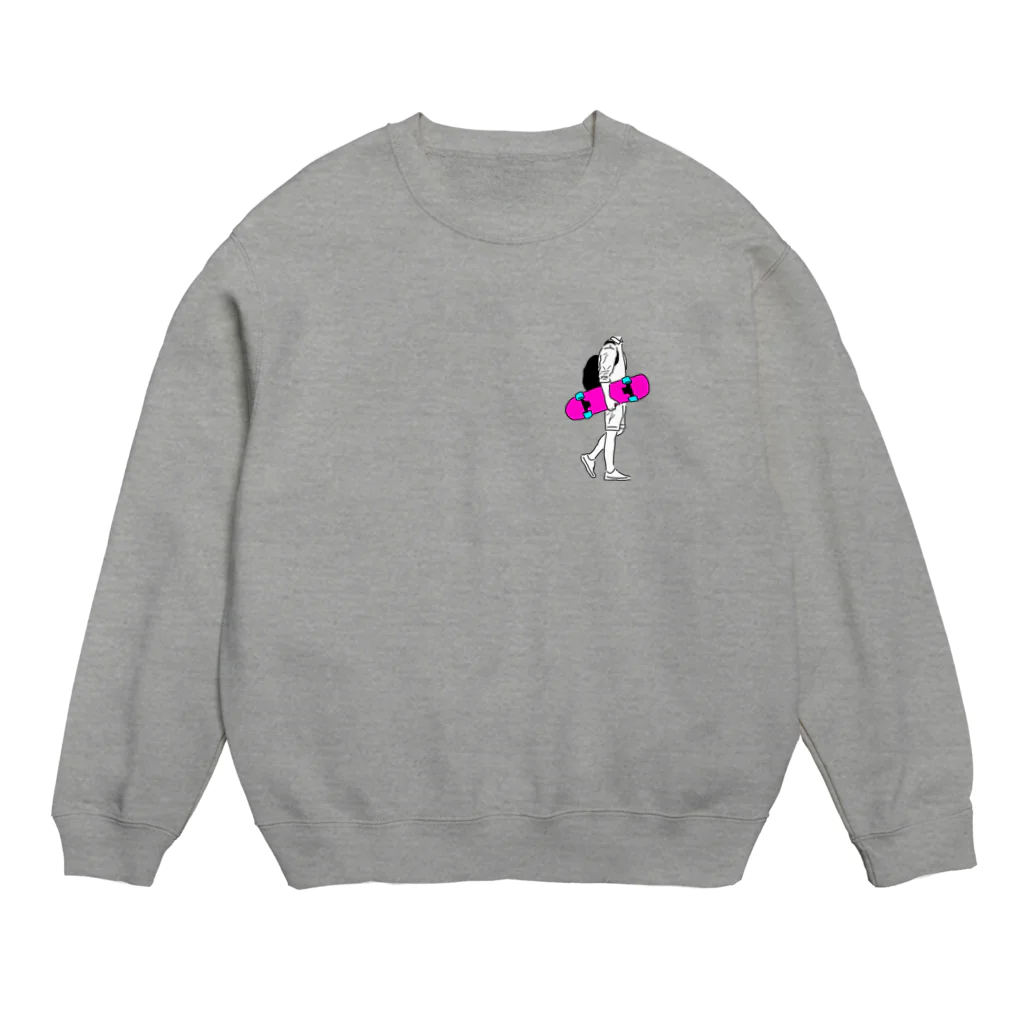 ﾁ ﾅ .のスケートボード Crew Neck Sweatshirt