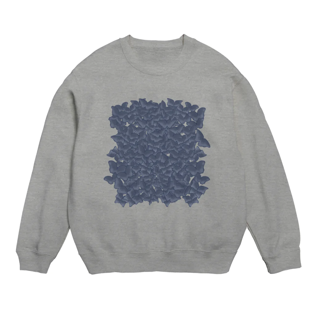 prunelleのバタフライ Crew Neck Sweatshirt