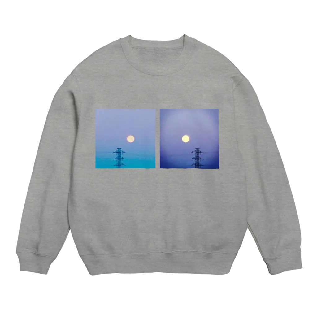 Bonne-bonticcanoのビーバームーン Crew Neck Sweatshirt