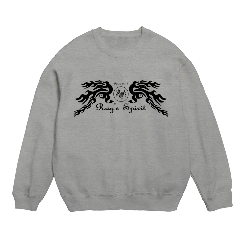 Ray's Spirit　レイズスピリットのRay's Spirit Logo ④（BLACK） Crew Neck Sweatshirt