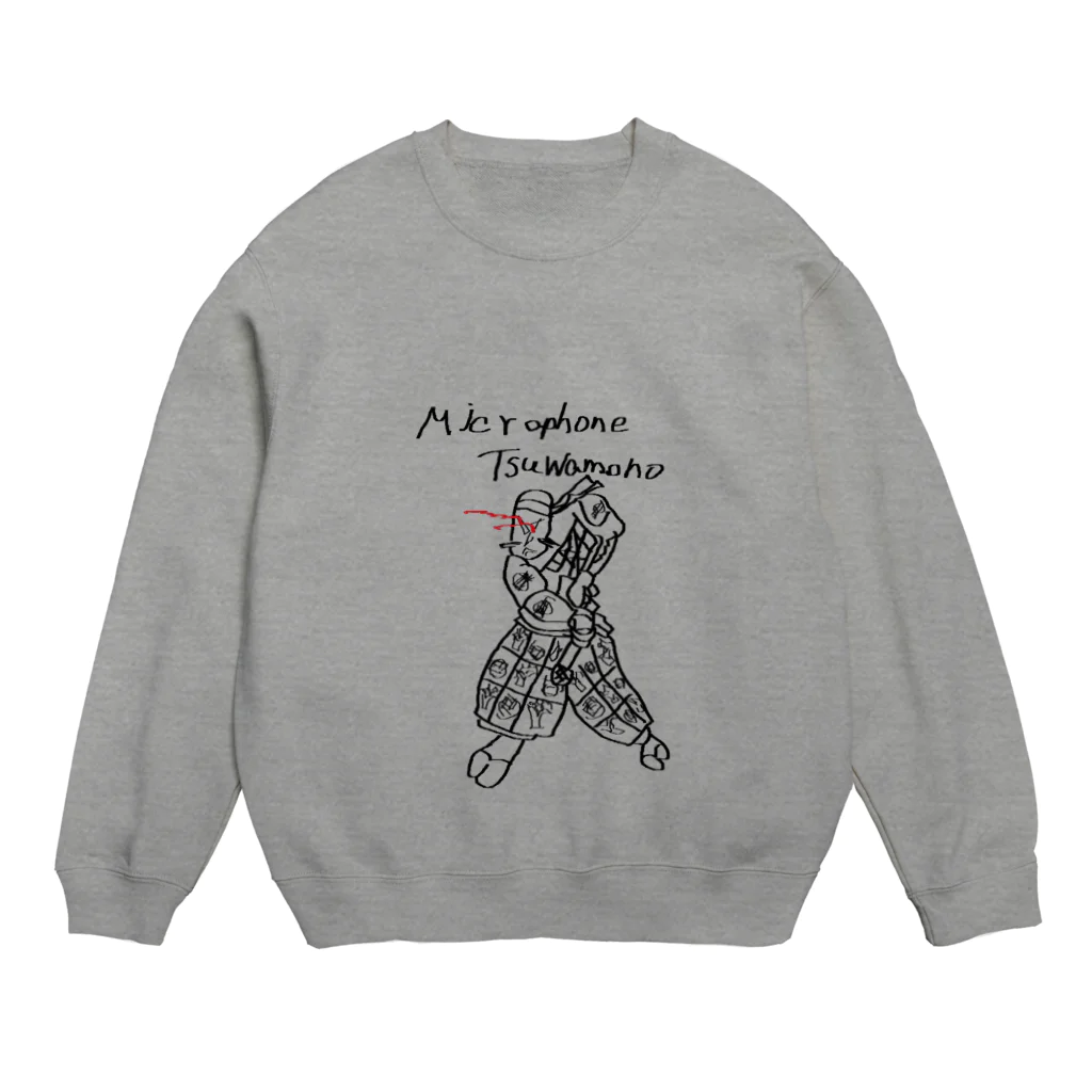 JAGA_THE_HUTTのMicrophone Tsuwamono  Crew Neck Sweatshirt