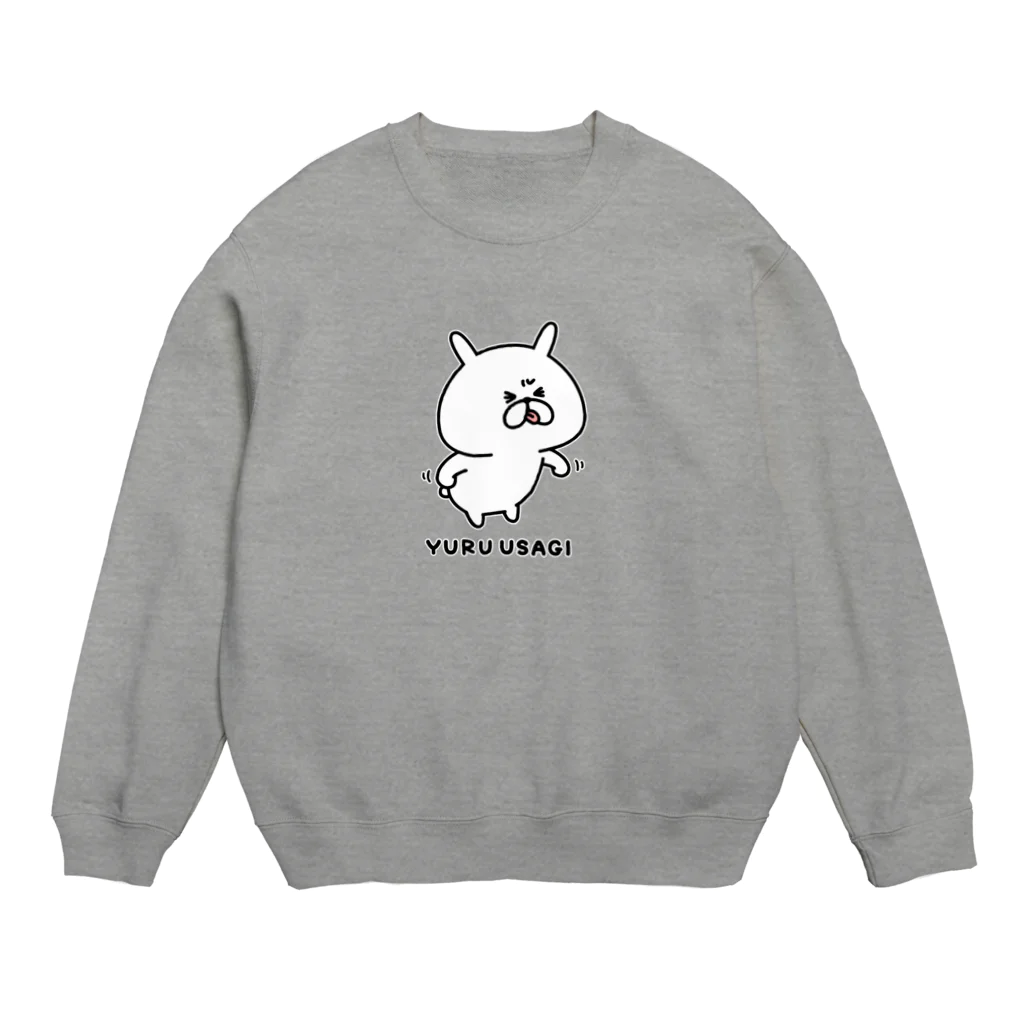 chococo_yuruusagiのゆるうさぎ べー Crew Neck Sweatshirt