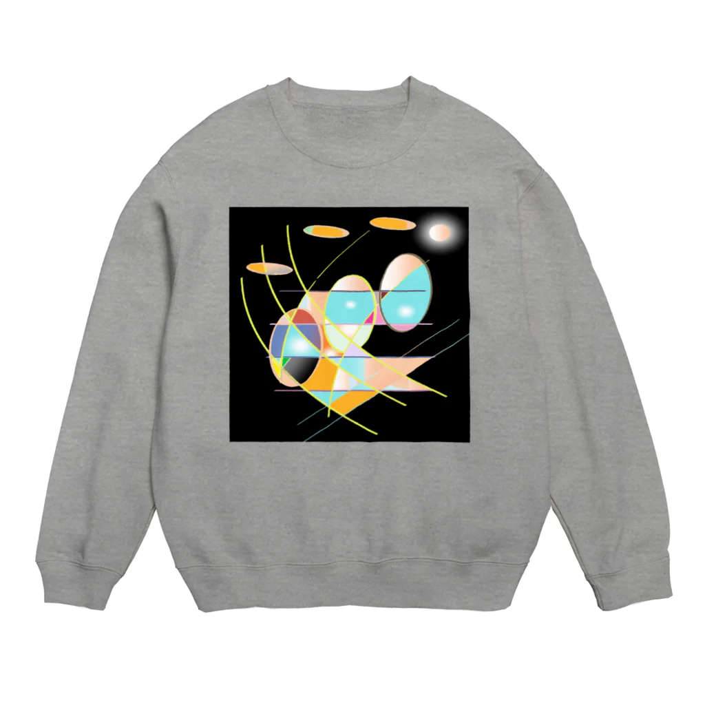 inko andの宇宙旅行 Crew Neck Sweatshirt