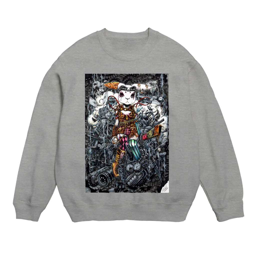 月が輝くこんな夜にの門番 Crew Neck Sweatshirt