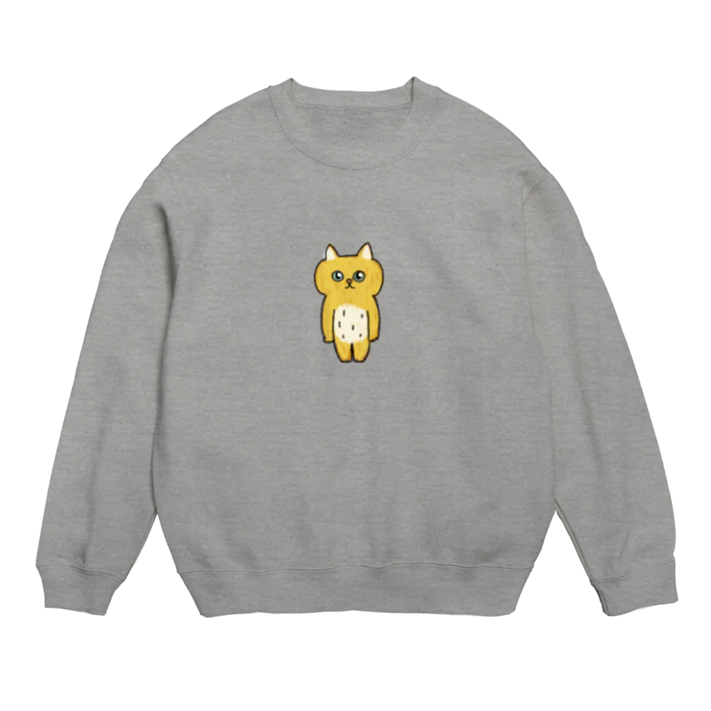 yuuhiのおみせのシュールなネコ Crew Neck Sweatshirt