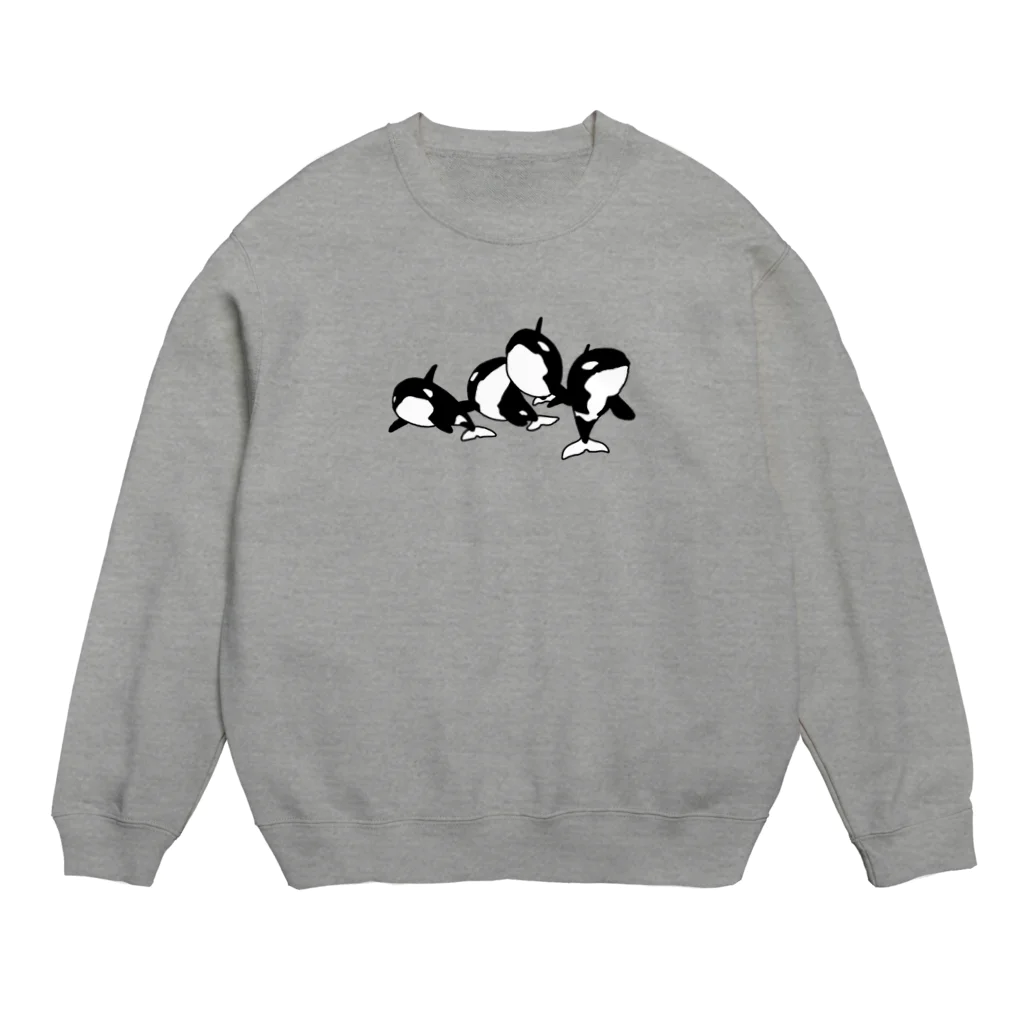 みつばちデザインのシャチ sisters Crew Neck Sweatshirt