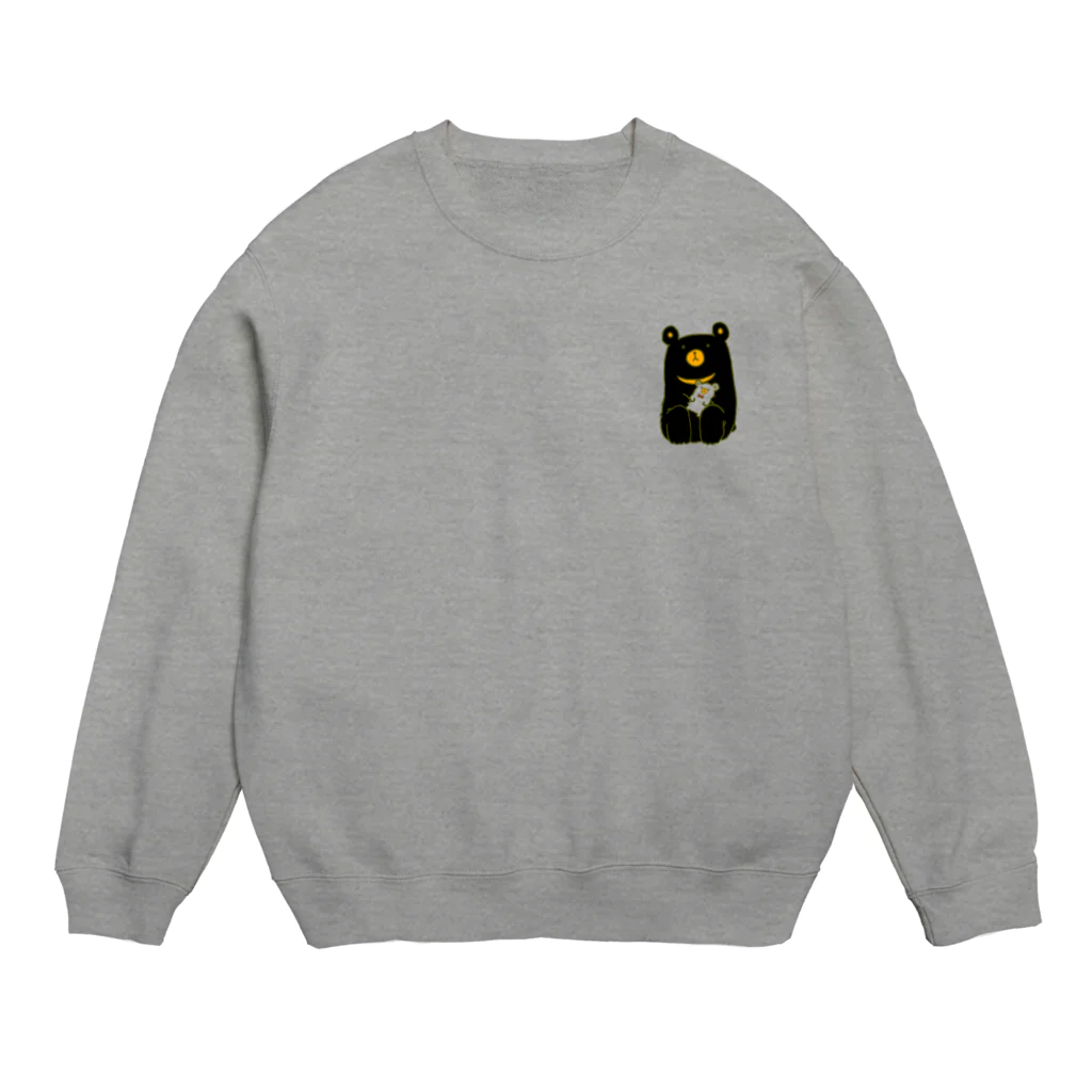 あやさんの大事なものがあるクマ Crew Neck Sweatshirt