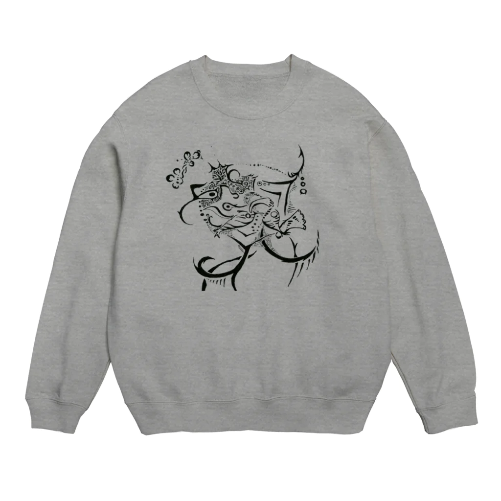 フクでんの奇形さん Crew Neck Sweatshirt