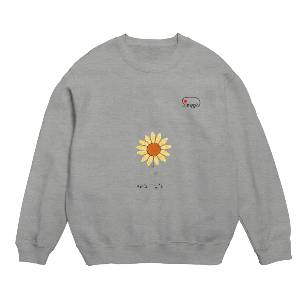 おたショップのお花咲かせてみました。 Crew Neck Sweatshirt