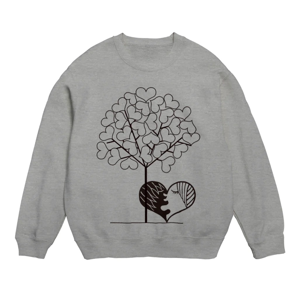 Bell-Treeのハートの木の下で Crew Neck Sweatshirt