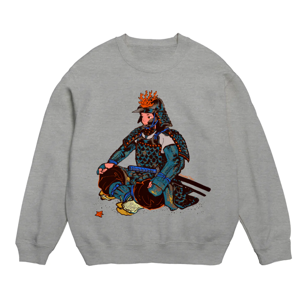 tomidoronの海の甲冑 Crew Neck Sweatshirt