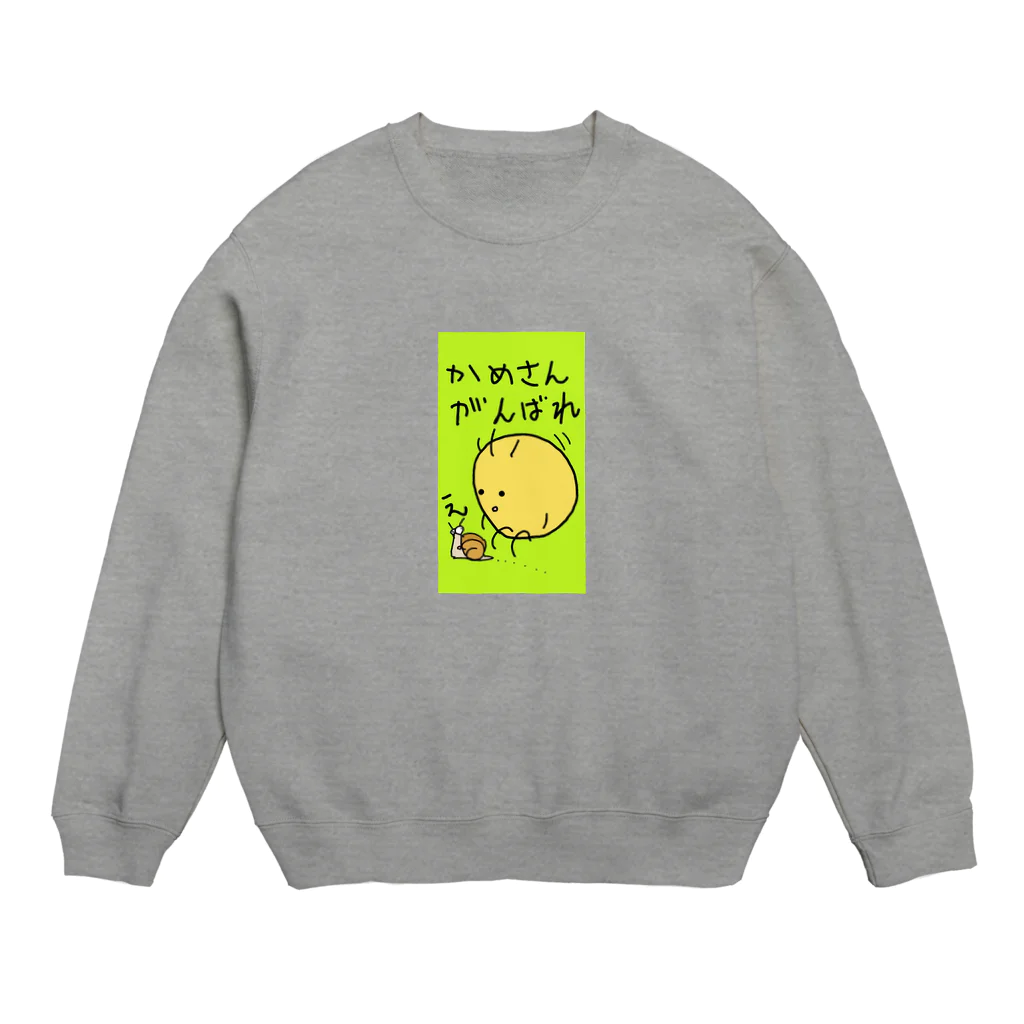 kishimiのまめすけツムリ Crew Neck Sweatshirt