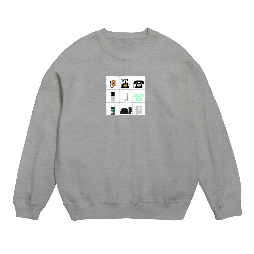 Daikichi Sugawaのホビースペースの電話の歴史(枠あり) Crew Neck Sweatshirt