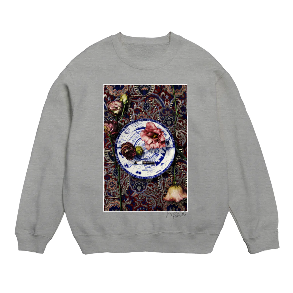 honami kawaiの円のコンポジション Crew Neck Sweatshirt