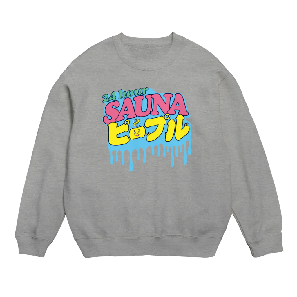 LONESOME TYPE ススの24時間サウナピープル Crew Neck Sweatshirt