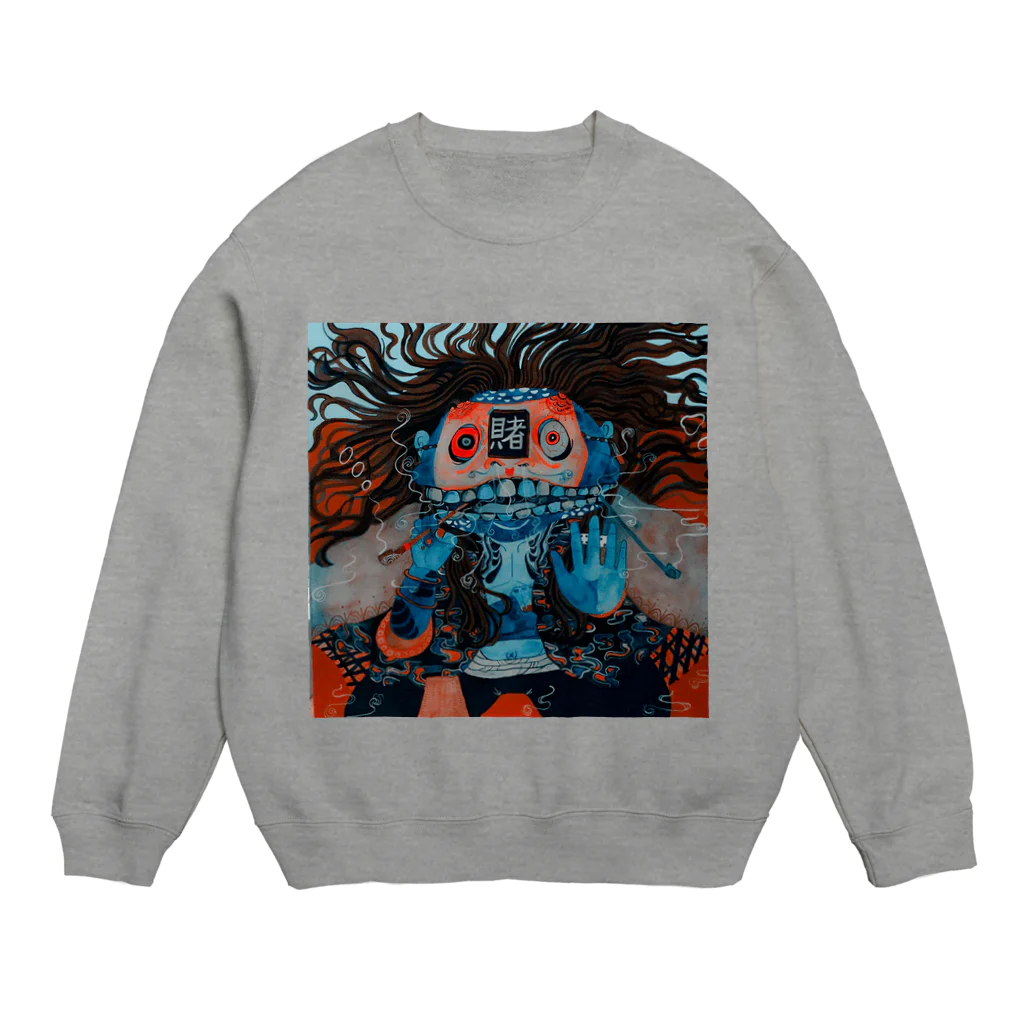 yonshirouの博打の神スウェット Crew Neck Sweatshirt