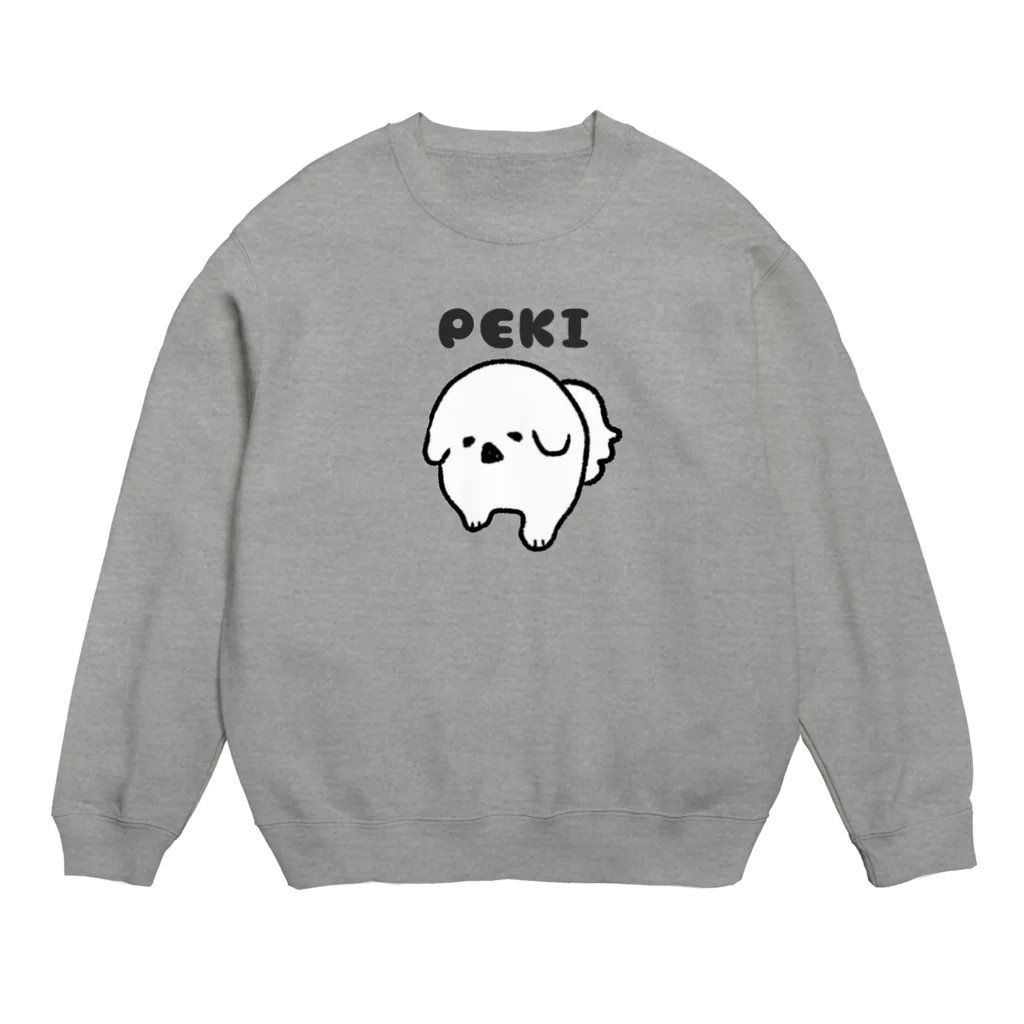 うにたんshopのPEKIてくてくペキニーズ Crew Neck Sweatshirt