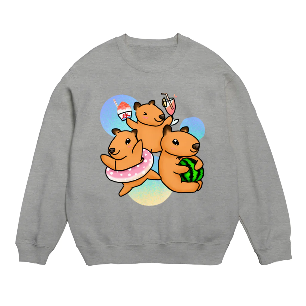 Lily bird（リリーバード）の夏を満喫！カピバラず♪2 Crew Neck Sweatshirt