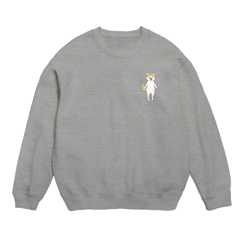 wankorosobaの立ち尾 Crew Neck Sweatshirt