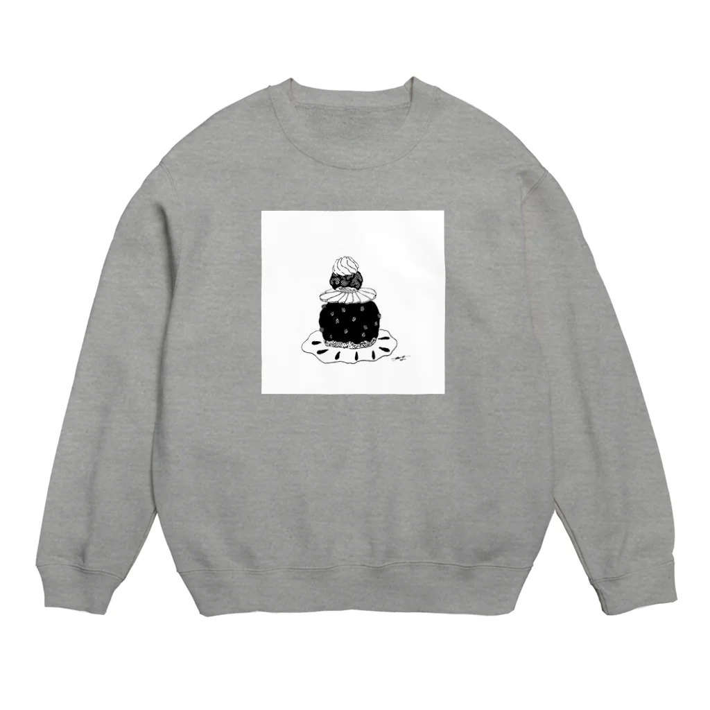 かおかけパンダのプチガトー Crew Neck Sweatshirt