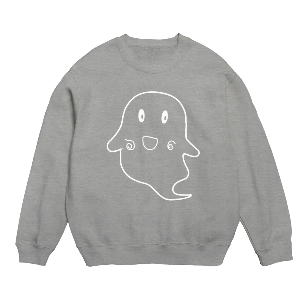 minoru*のおばけ　しろ Crew Neck Sweatshirt