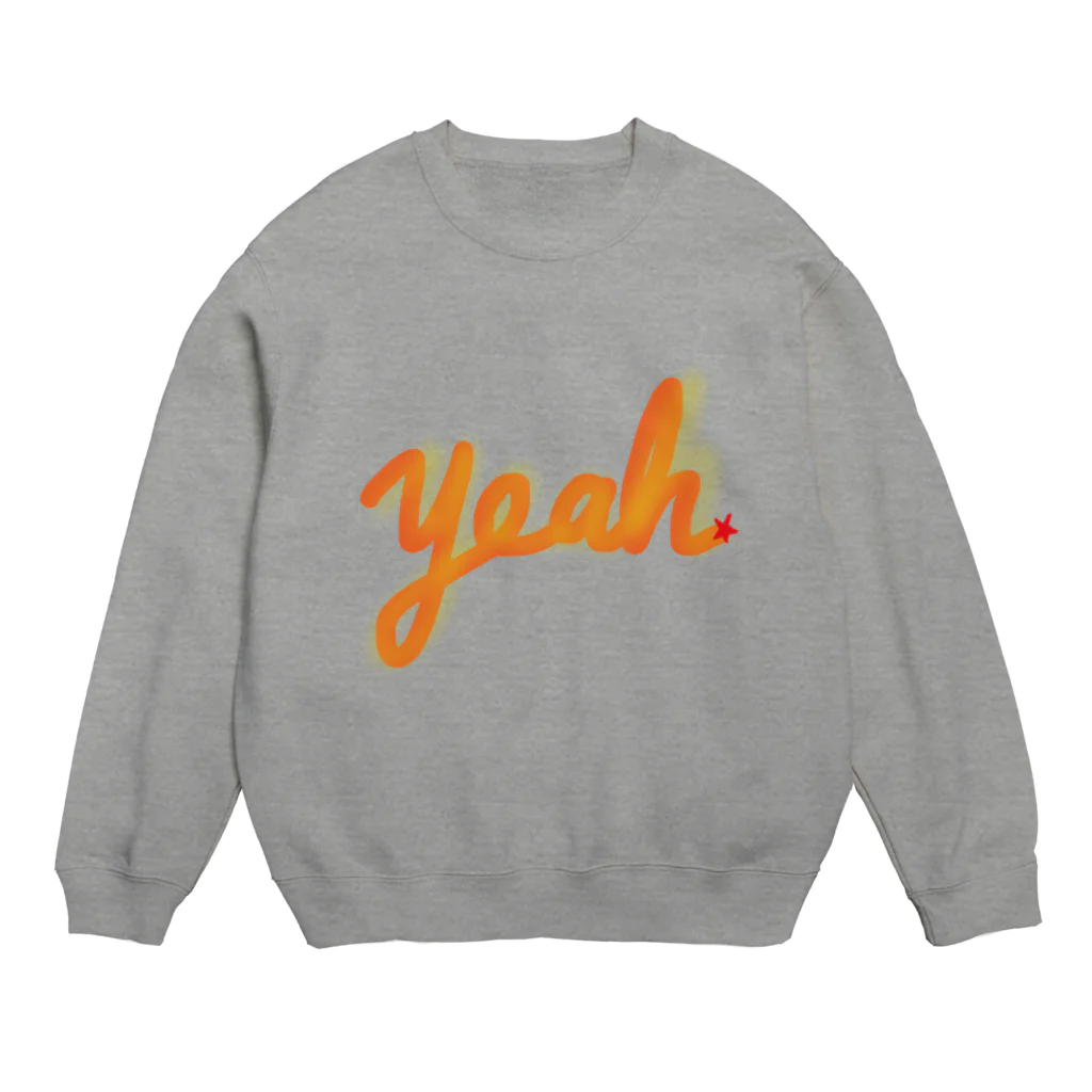 ミーミー⭐︎イニシャルズ/スージーズストアのyeah(イェーイ)グッズ🌟 Crew Neck Sweatshirt