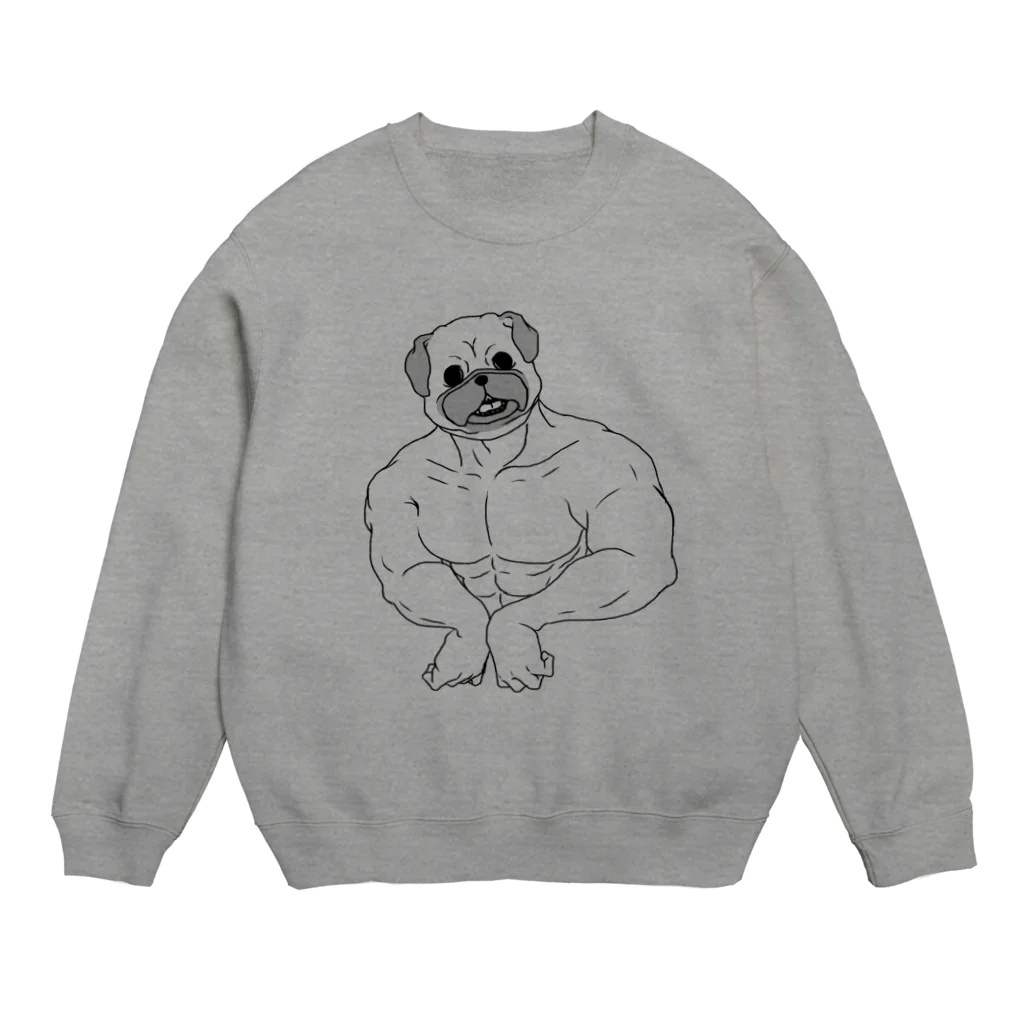 one-naacoのパグマッチョ Crew Neck Sweatshirt