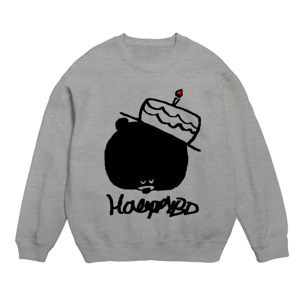 egu shopのHBDKUMA Crew Neck Sweatshirt