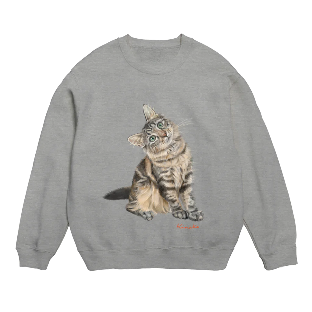 きなこのキジネコ Crew Neck Sweatshirt