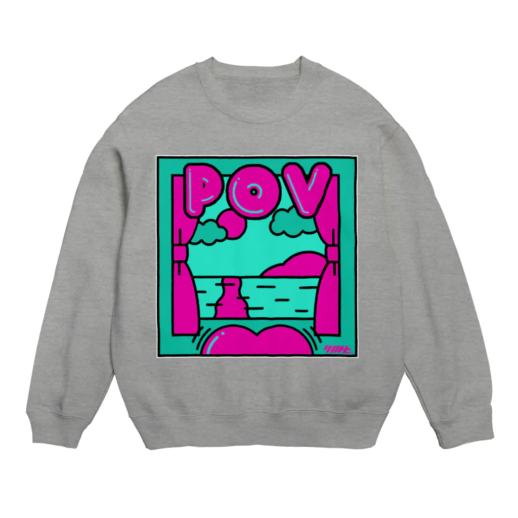 YMT.のPoV【マイアミ】 Crew Neck Sweatshirt