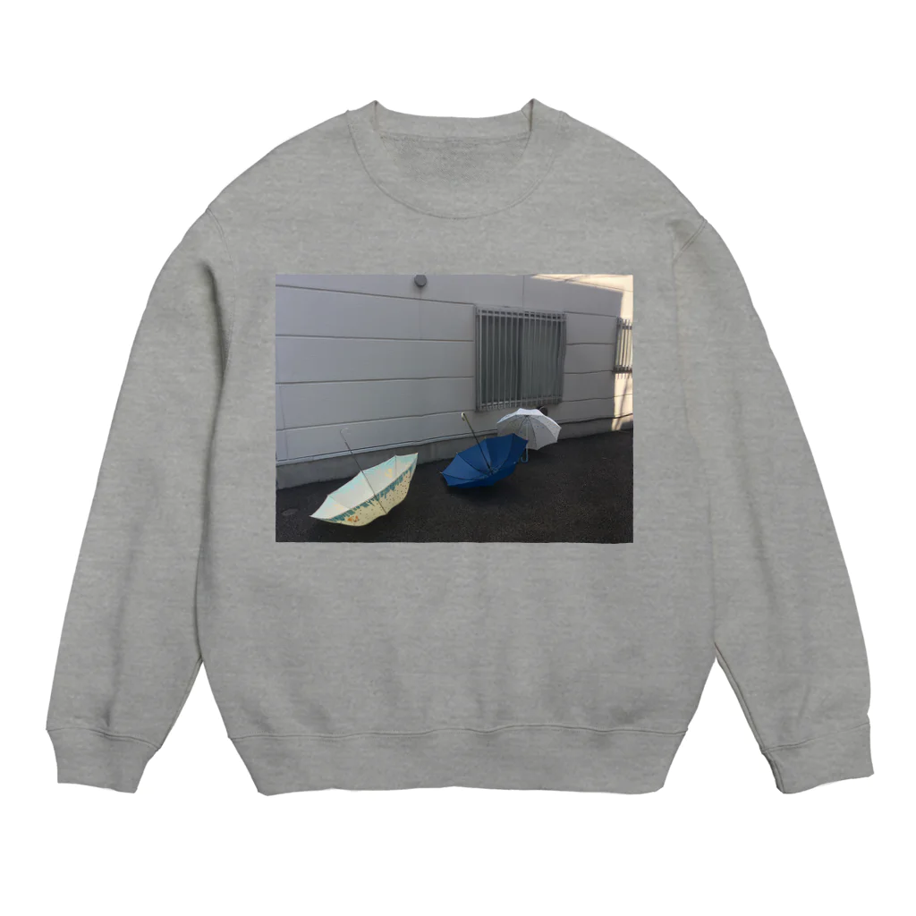 あぁーのかささかさま Crew Neck Sweatshirt