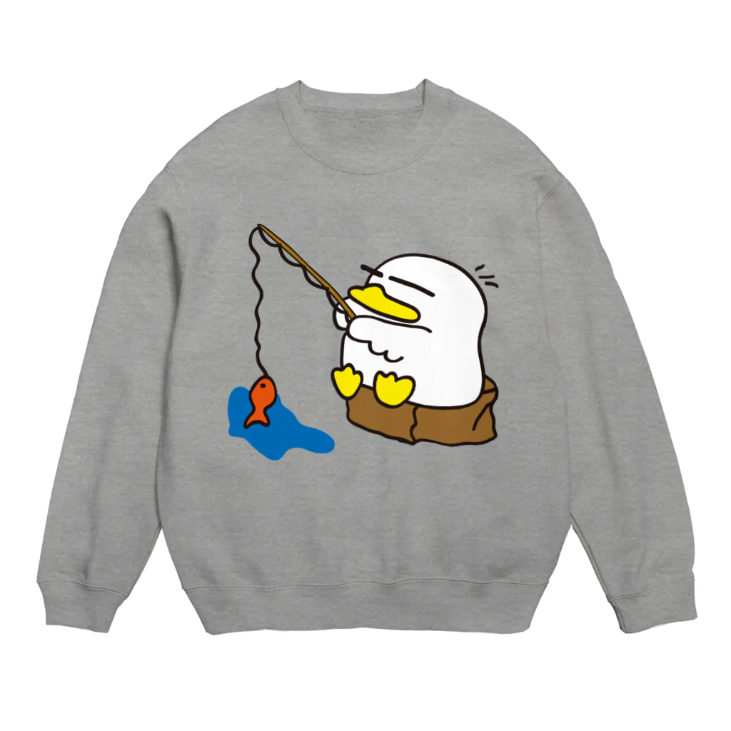 cyakoのプニ蔵〜釣り Crew Neck Sweatshirt