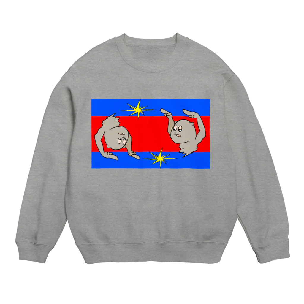 ohakoyaのスローロリスをうる覚えた Crew Neck Sweatshirt