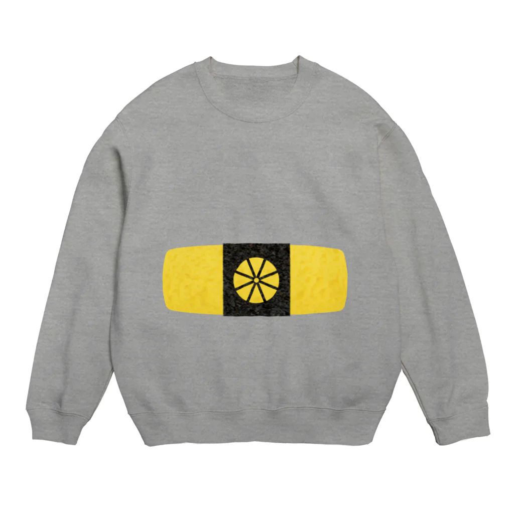 shechewsのたまごのりだー Crew Neck Sweatshirt