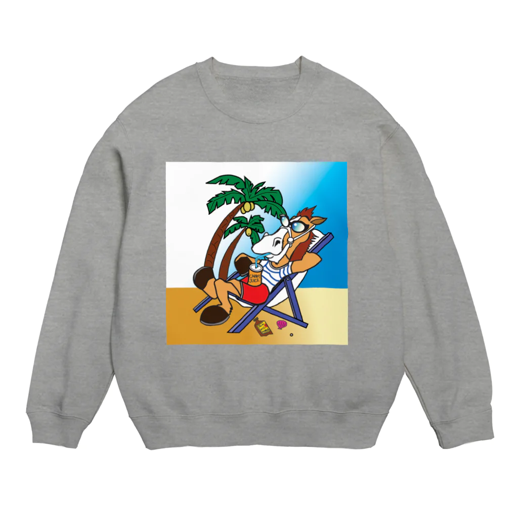 ponygolandのユウライジンノナツ Crew Neck Sweatshirt