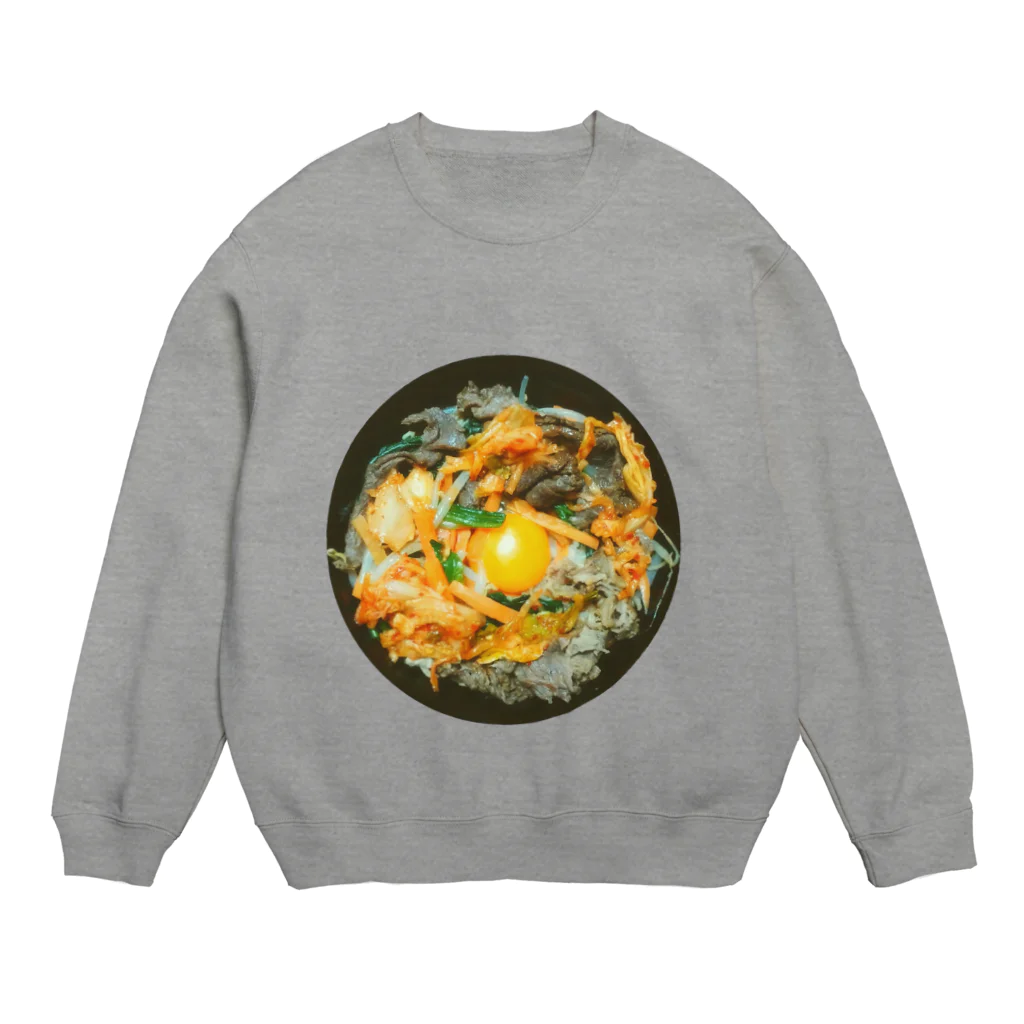 こんな家のビビンバ Crew Neck Sweatshirt