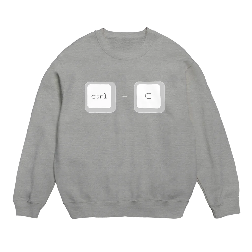 sapphirusのctrl+c コピー Crew Neck Sweatshirt