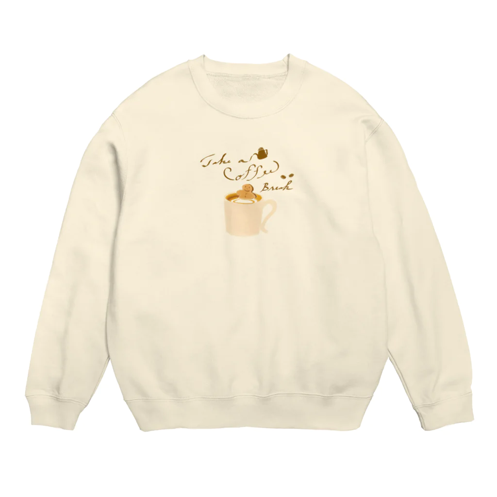 kiki25のcoffee time （コーヒータイム） Crew Neck Sweatshirt