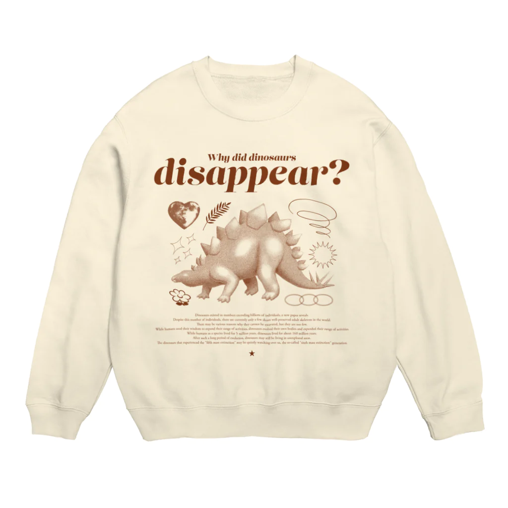 yamaguchi_shunsuke_のStegosaurus Crew Neck Sweatshirt