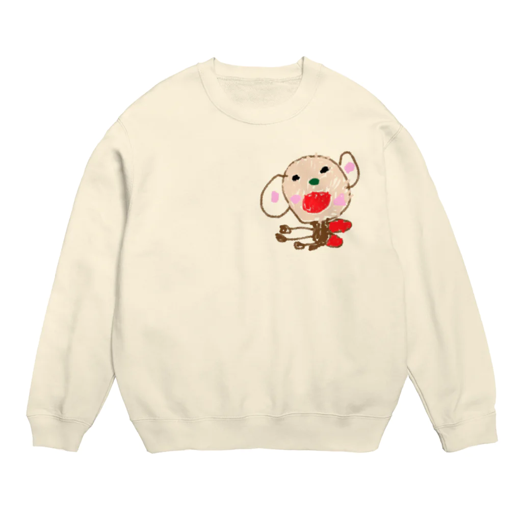 思い出ショップのおさるまま Crew Neck Sweatshirt