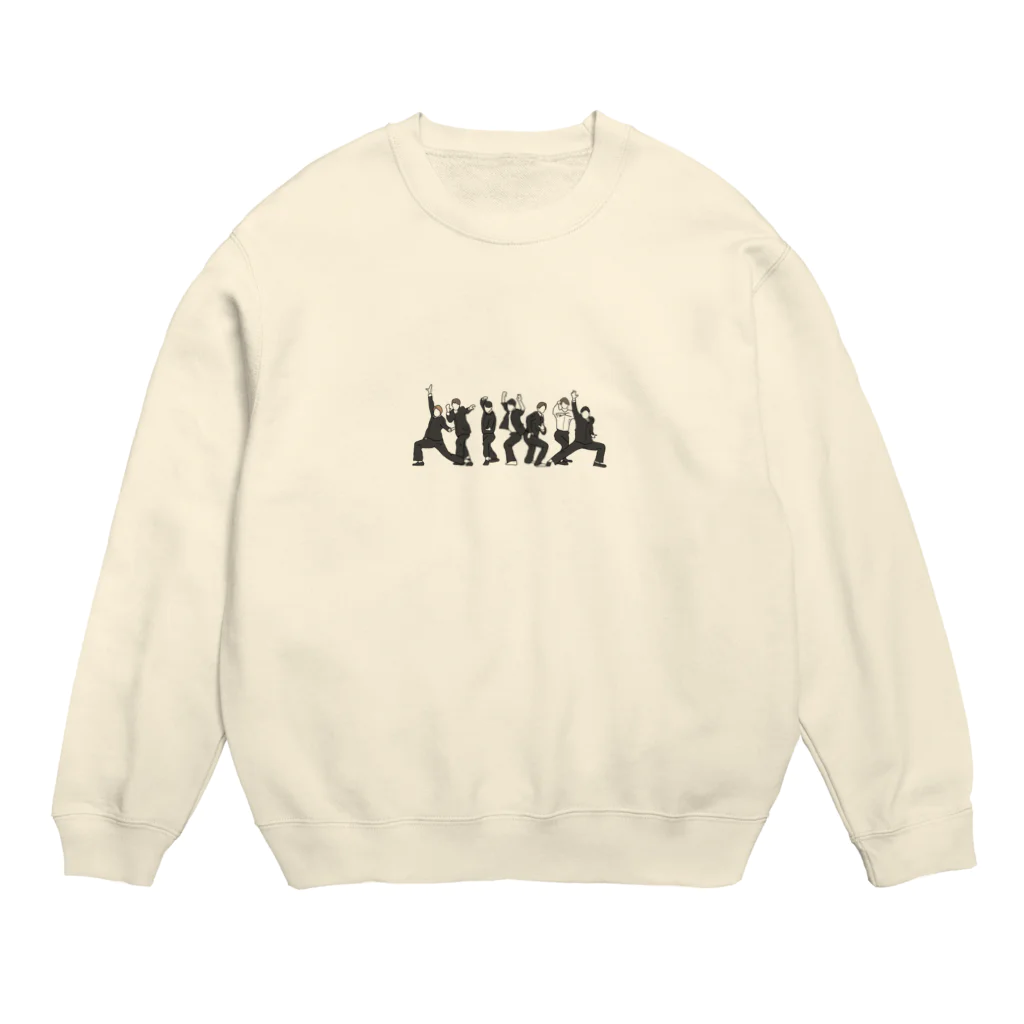 杳仔のよわよわ戦隊 Crew Neck Sweatshirt