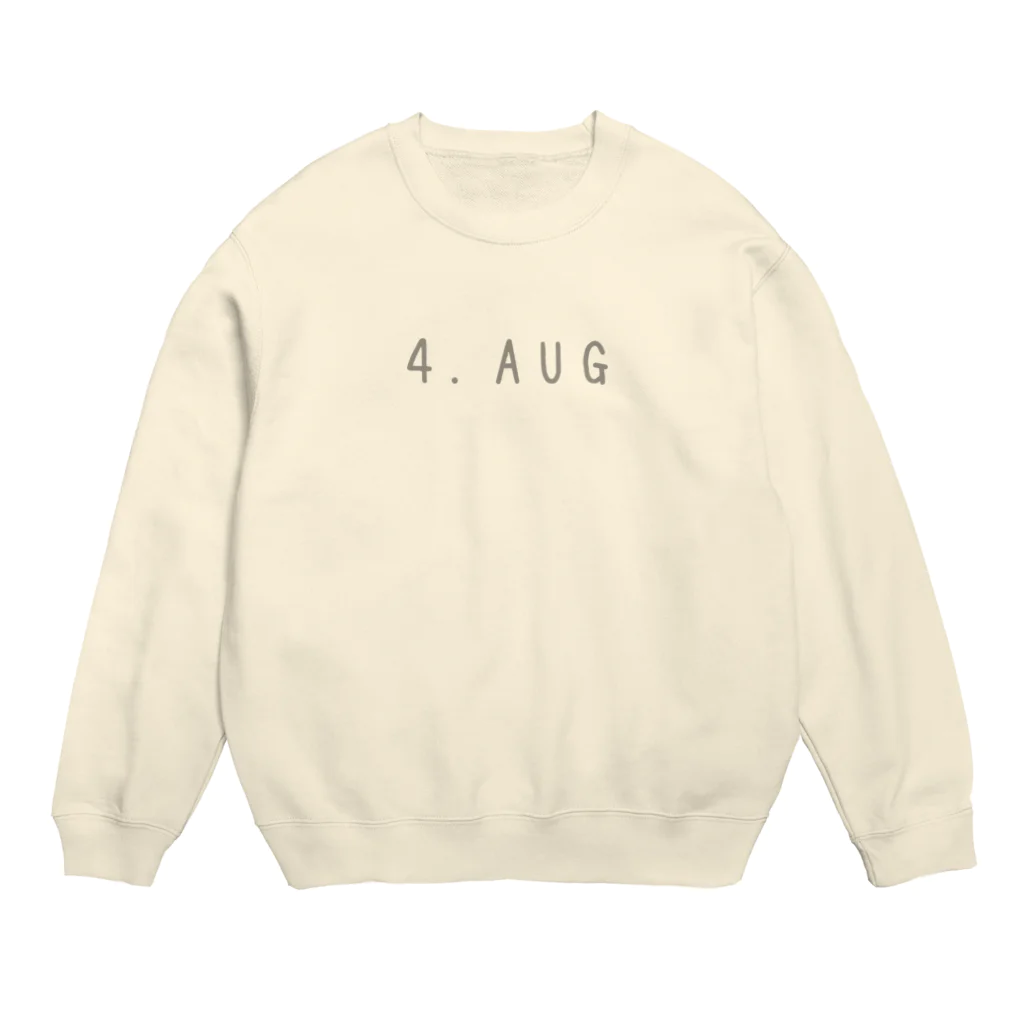 OKINAWA　LOVER　のバースデー［4.AUG］ Crew Neck Sweatshirt