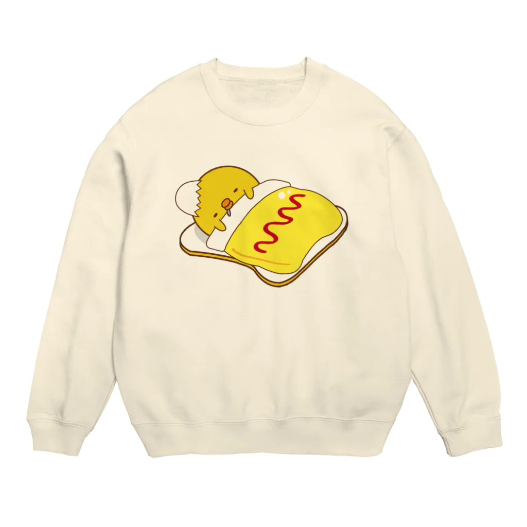 またりのＷＥＢ屋のひよっこオムライス Crew Neck Sweatshirt