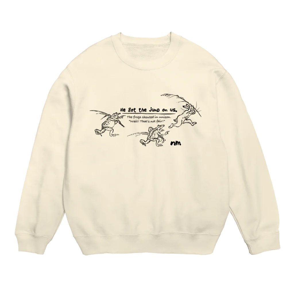 nanometerのnanometer『鳥獣戯画〜抜け駆け〜』スウェット Crew Neck Sweatshirt