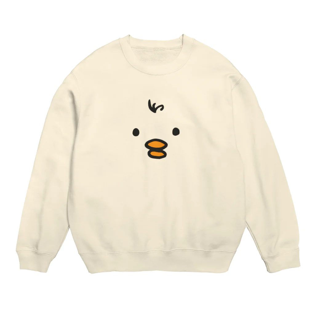 Andiamoのぴよフェイス Crew Neck Sweatshirt